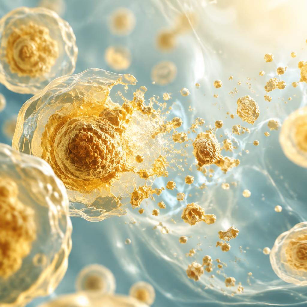 Macro visualization of the body clearing treated cells
